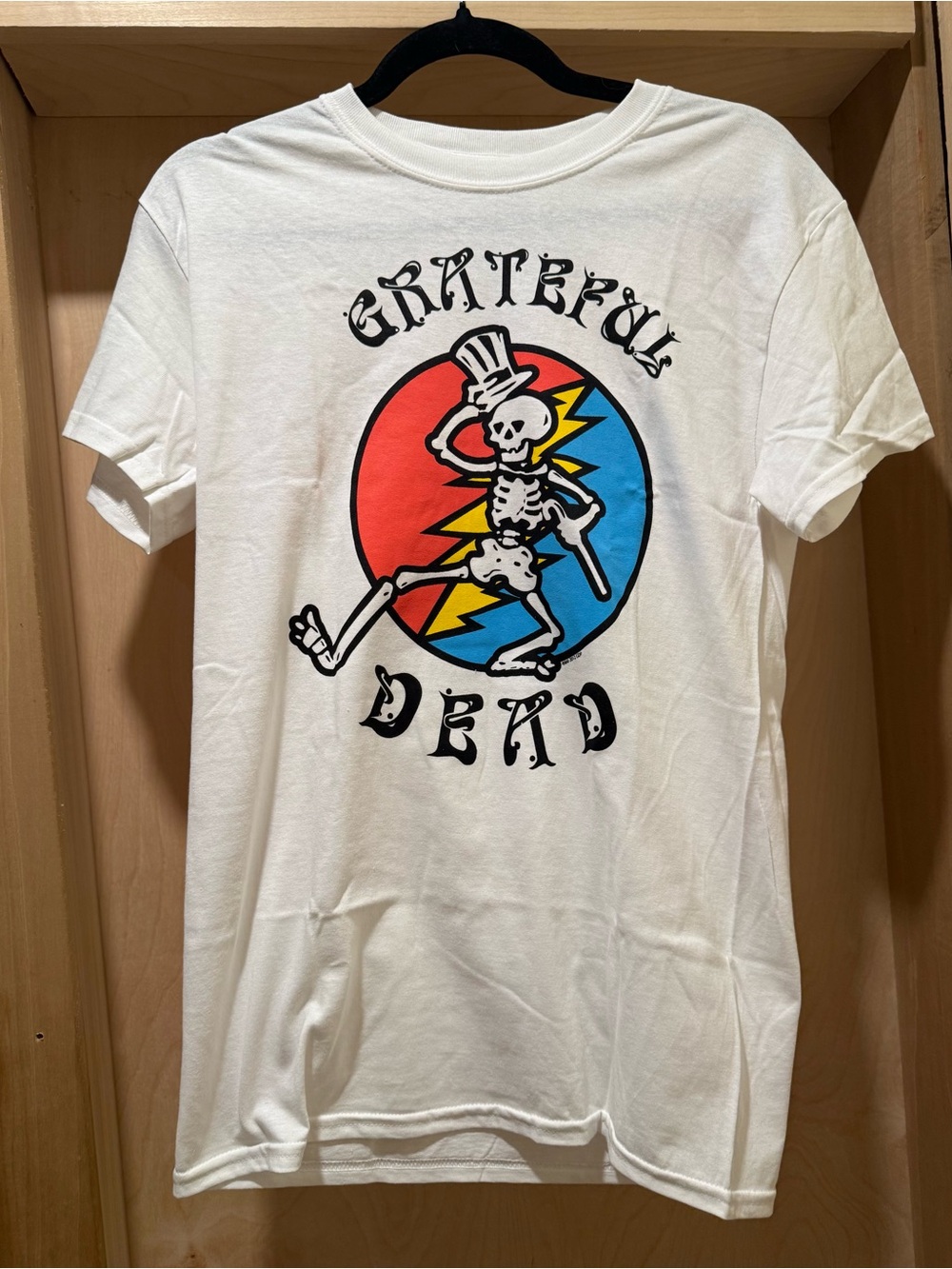 Grateful Dead White Womens Graphic Tee Size Small NEW 100% Cotton